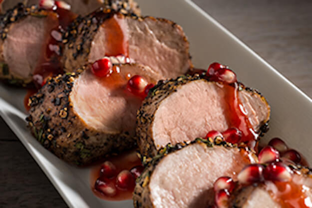 Pork Tenderloin With Pomegranate Sauce Pork Tenderloin With Pomegranate Sauce