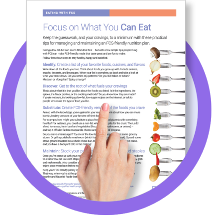 Focus On What You Can Eat Fact Sheet