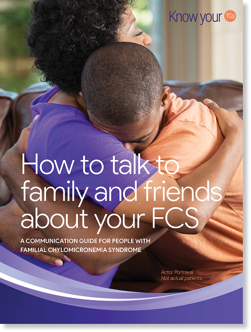 How to talk to family and friends about your FCS guide cover